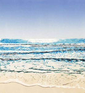 giclee print - Praa Sands Blue